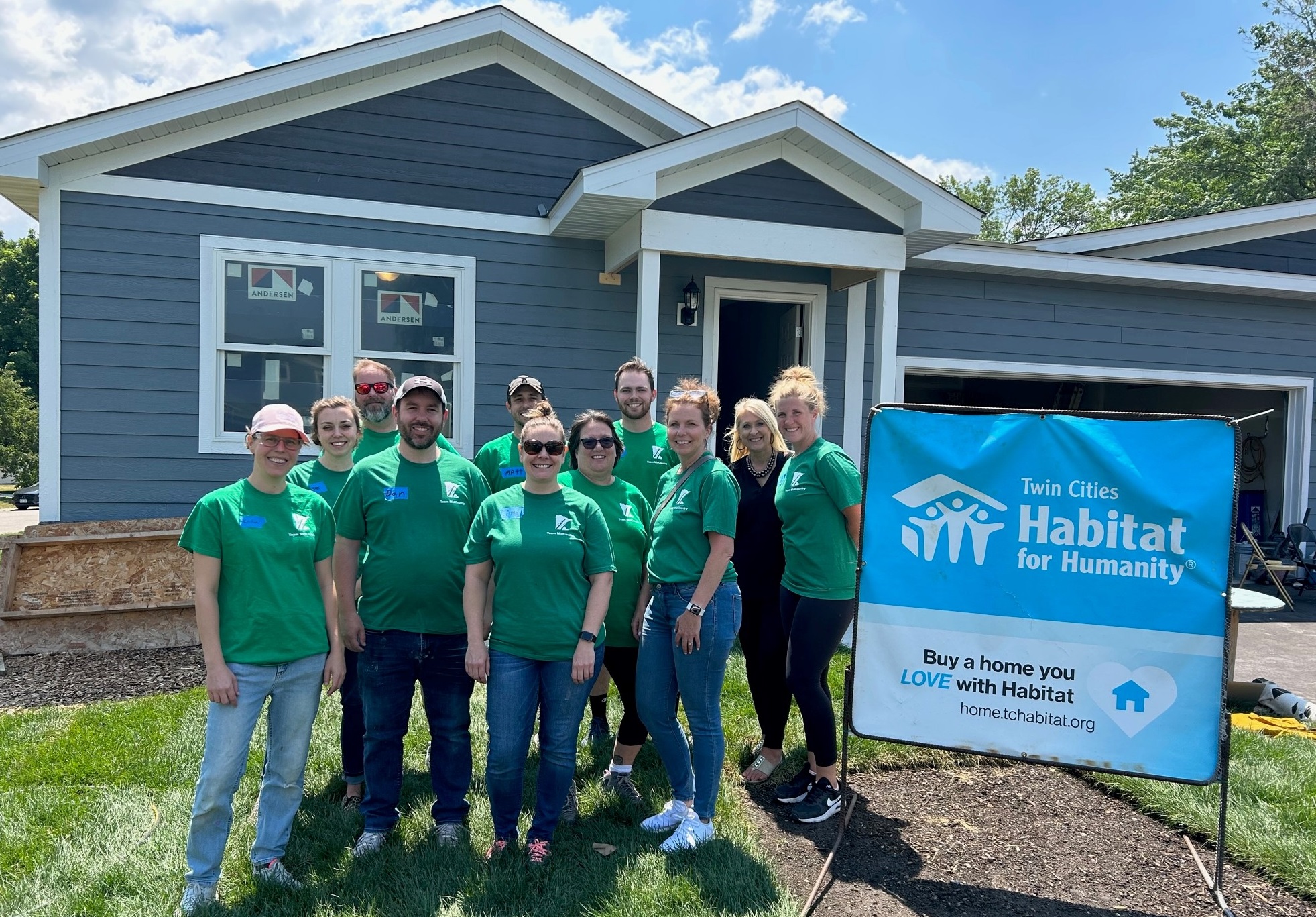MidCountry Bank Team Members Volunteer with Twin Cities Habitat for Humanity 