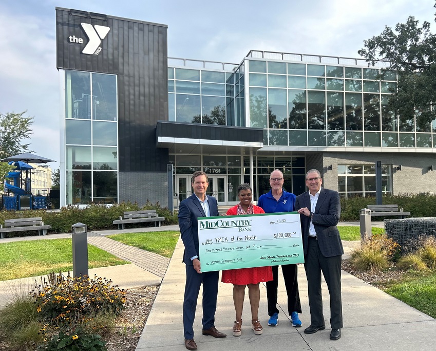 MidCountry Bank Continues its Support for YMCA of the North, Veteran and Active Military Families Programs