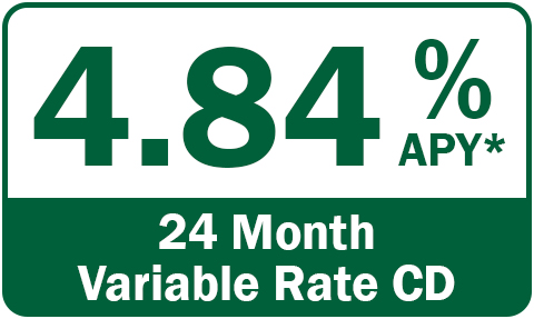 Variable Rate CD Rate Table